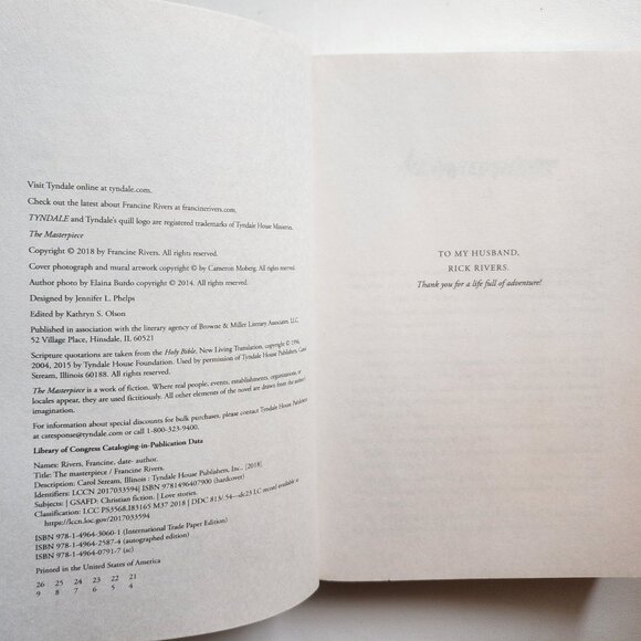 The Masterpiece: A Novel by Francine Rivers - Picture 2 of 6